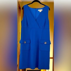 NWT Michael Kors Dress Royal Blue Size 12